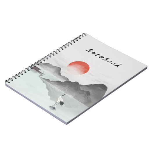 Elegantes klassisches Ambiente Notizblock (Linke Seite)