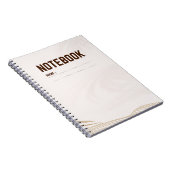 Elegantes klassisches Ambiente Notizblock (Rechte Seite)