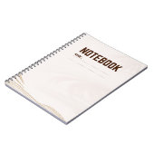 Elegantes klassisches Ambiente Notizblock (Linke Seite)