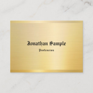 Elegantes klassisches Aussehen alte Text Gold Vorl Visitenkarte