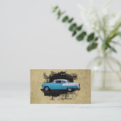 Elegantes, klassisches Auto Visitenkarte (Stehend Vorderseite)