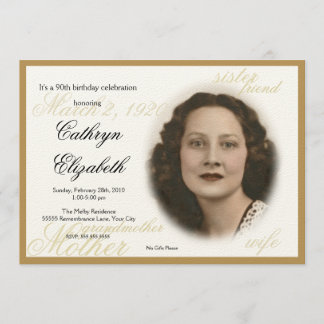 Elegantes klassisches Foto-Einladung _New Einladung