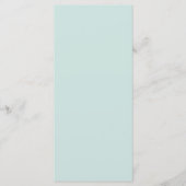 Elegantes klassisches Hochzeitmenü Menükarte (Vorderseite)