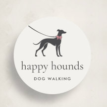 Elegantes klassisches Logo für Hundeausführer mit