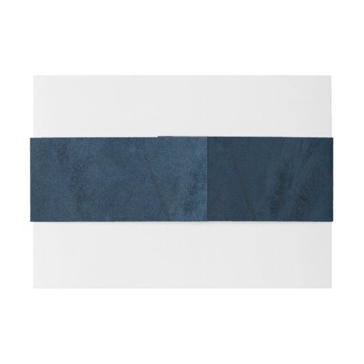 Elegantes, klassisches Marineflugzeugmongramm Einladungsbanderole (Rückseitenbeispiel)