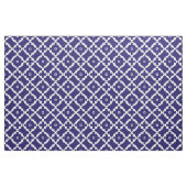 Elegantes klassisches Marinemuster in Blau und Wei Stoff (Fat Quarter (45,7 x 55,9 cm))
