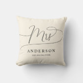 Elegantes klassisches, minimalistisches Gewürzkiss Kissen (Vorderseite)