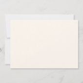 Elegantes, klassisches, Monogramm, Beige, 1. Foto  Save The Date (Rückseite)