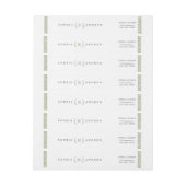 Elegantes klassisches Oldtimer-Hochzeitsmonogramm (Bogen)