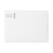 Elegantes klassisches Oldtimer-Hochzeitsmonogramm (Vorderseite)
