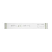 Elegantes klassisches Oldtimer-Hochzeitsmonogramm (Person)