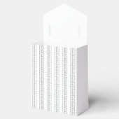 Elegantes klassisches Oldtimer-Hochzeitsmonogramm Geschenkschachtel (Geöffnet)