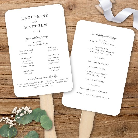 Elegantes klassisches Programm zur Zeremonie der W Fächer