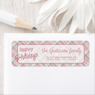 Elegantes klassisches rustikales Kariertes Muster