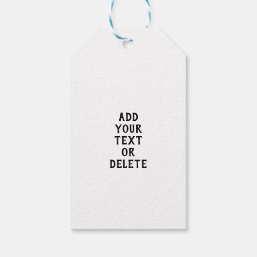 Elegantes Klassisches Schwarz-weißes Pferderennen Geschenkanhänger (Rückseite)