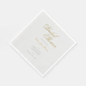 Elegantes klassisches Triple-Frame-formales Brautp Serviette (Ecke)