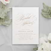 Elegantes klassisches Vintages Brautparty Einladung