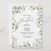 Elegantes klassisches Weihnachtsfest Einladung (Vorderseite)