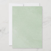 Elegantes klassisches Weihnachtsfest Einladung (Rückseite)