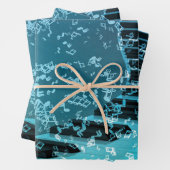 Elegantes Klavier Keys Musikinstrument Thema Geschenkpapier Set (Beispiel)