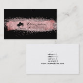 elegantes Klavierdesign Visitenkarte (Vorne/Hinten)