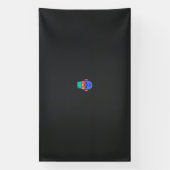 Elegantes Kleeblatt-Design für St. Patrick's Banner (Vertikal)