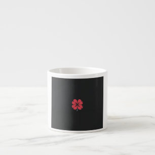 Elegantes Kleeblatt-Design für St. Patrick's Espressotasse