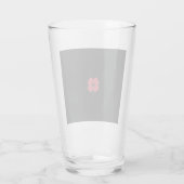 Elegantes Kleeblatt-Design für St. Patrick's Glas (Rückseite)