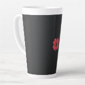 Elegantes Kleeblatt-Design für St. Patrick's Milchtasse (Linke Ecke)