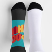 Elegantes Kleeblatt-Design für St. Patrick's Socken (Oben)