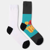 Elegantes Kleeblatt-Design für St. Patrick's Socken (Rechts)
