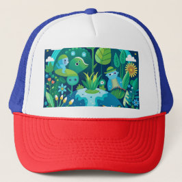 Elegantes Kleeblatt-Design für St. Patrick's Truckerkappe