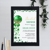 Elegantes Kleeblatt St. Patrick's Day Brautparty Einladung