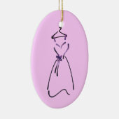 Elegantes Kleidungsdesign mit individualisierbarem Keramikornament (Rechts)