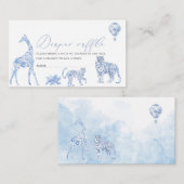 Elegantes Kleinkind Begleitkarte (Vorne/Hinten)