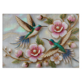 Elegantes Kolibri-Schneidbrett Schneidebrett