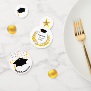 Elegantes Konfetti für den Abschluss