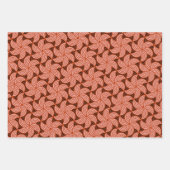 Elegantes, konzentrisches Zirkelmuster Geschenkpapier Set (Vorderseite 2)