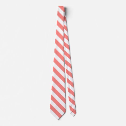 Elegantes Korallenmuster Krawatte (Vorderseite)