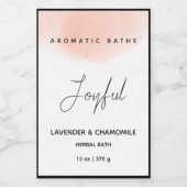 Elegantes Kräuterbath-Label Lebensmitteletikett (Einzelnes Label)