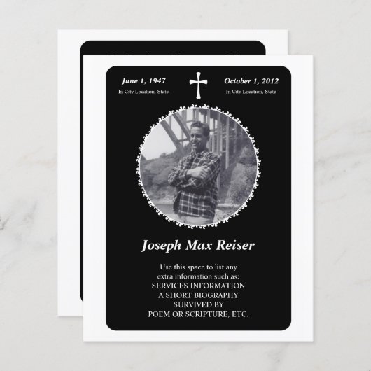 elegantes Kreuz (Vorne/Hinten)