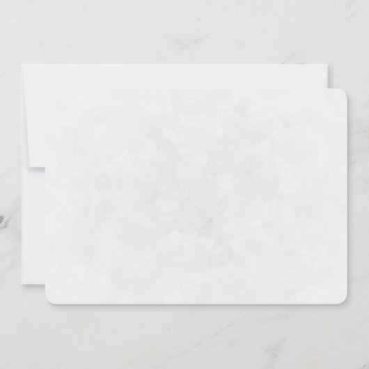 Elegantes Kreuz mit rosa Blume Save The Date (Rückseite)