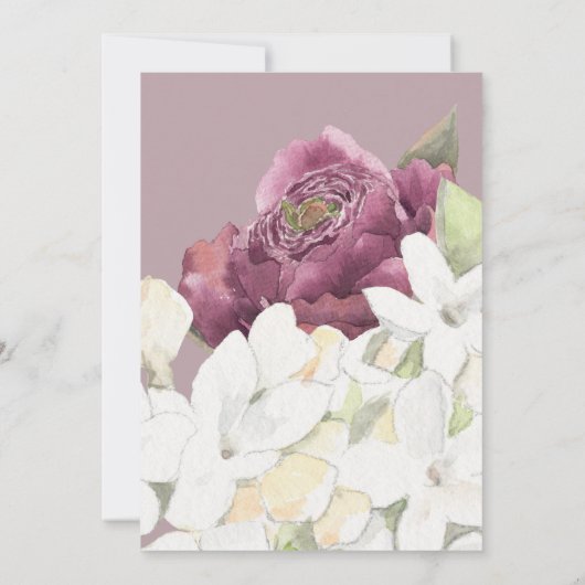 Elegantes Kuchen 50. Geburtstagsfeier (Rückseite)