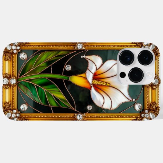 Elegantes Kunstgewerbe Case-Mate iPhone Hülle (Rückseite (Horizontal))
