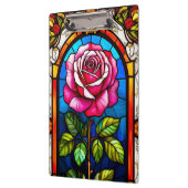 Elegantes Kunstgewerbe einer dynamischen Rose Klemmbrett (Links)