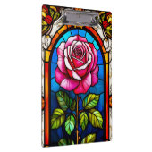 Elegantes Kunstgewerbe einer dynamischen Rose Klemmbrett (Rechts)