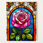 Elegantes Kunstgewerbe einer dynamischen Rose Planer (Rückseite)