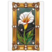 Elegantes Kunstgewerbe Klemmbrett (Rückseite)