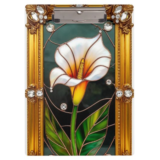 Elegantes Kunstgewerbe Klemmbrett (Vorderseite)
