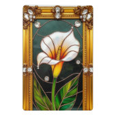 Elegantes Kunstgewerbe Mini Klemmbrett (Rückseite)